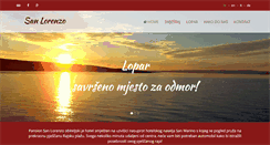 Desktop Screenshot of pension-sanlorenzo.com