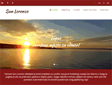 Tablet Screenshot of pension-sanlorenzo.com